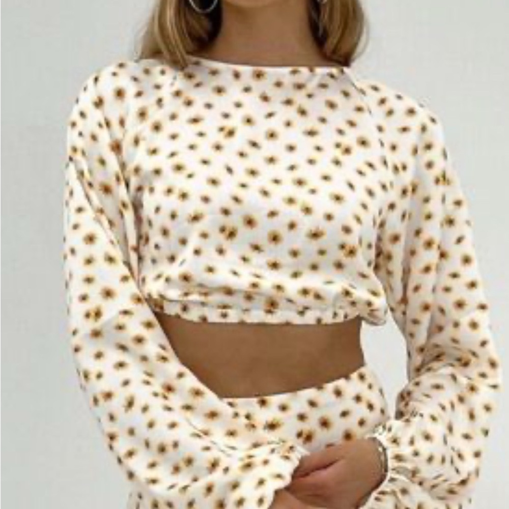 Ruffle Bandeau top We Wore What sz small